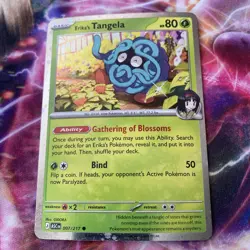 Erika's Tangela 007/217 Cosmo Holo Promo Ascended Heroes Pokemon TCG NM - Image 1