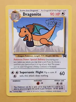 1999 Pokemon Kids WB Presents The First Movie Dragonite Promo - Image 1