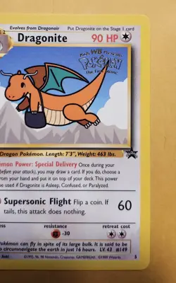 1999 Pokemon Kids WB Presents The First Movie Dragonite Promo - Image 5