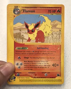 Flareon 8/144 Regular Rare Skyridge 2003 Pokemon English LP/NM - Image 3