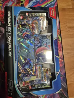 Pokemon TCG Greninja ex Kingdra ex Box Promo Booster English - Image 1