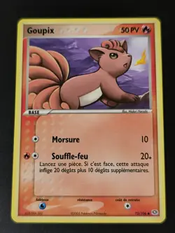 Carte Pokemon Goupix 72/106 Bloc EX Emeraude FR 2005 - Image 2