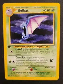 Pokemon TCG Golbat Neo Revelation 29/64 Regular 1st Edition Uncommon - Image 1