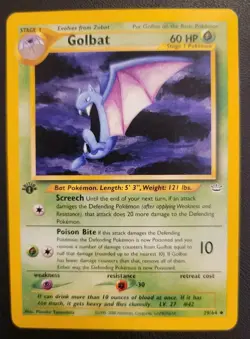 Pokemon TCG Golbat Neo Revelation 29/64 Regular 1st Edition Uncommon - Image 2