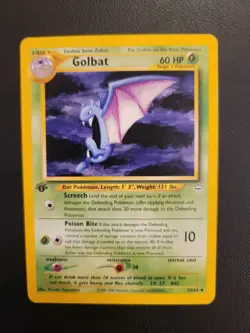 Pokemon TCG Golbat Neo Revelation 29/64 Regular 1st Edition Uncommon - Image 3