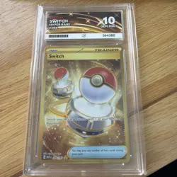 Switch 206/165 Pokemon TCG 151 Ace Graded 10 Scarlet & Violet - Image 1