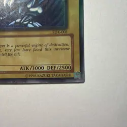 Yugioh! MP Blue-Eyes White Dragon - SDK-001 - Ultra Rare - Unlimited Edition MP2 - Image 4