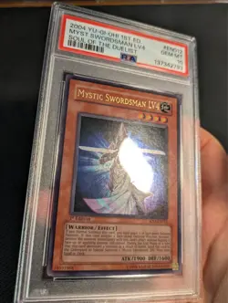 Yugioh Mystic Swordsman LV4 SOD-EN012 1st Edition Ultra Rare PSA 10 Gem Mint! - Image 3