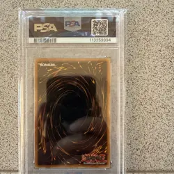 2005 YU-GI-OH! FET-FLAMING ETERNITY EN035 GATLING DRAGON 1ST EDITION PSA 9 - Image 2