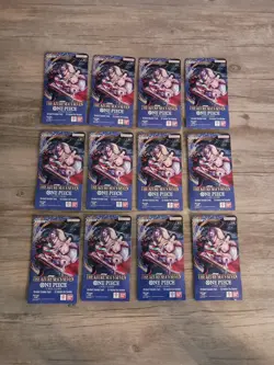 One Piece The Azure Sea's Seven Sleeved Booster OP-14 EB04 English - Lot Of 12 - Image 1