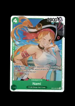 The Azure Sea's Seven #OP14-031 Nami - Image 1