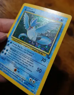 Articuno 2/62 Fossil Set Holo Rare Pokemon Card LP/MP^ - Image 4