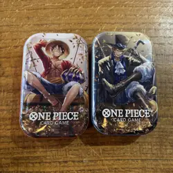 2 TINS. One Piece Card Game Mini-Tin Pack Set Vol.2, - Image 1