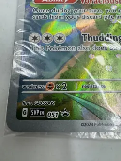 Snorlax SVP 051 151 Pokemon Center Holo Master Set Card Promo Sealed Mint UK - Image 2