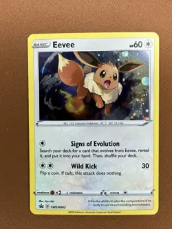 Pokemon Eevee SWSH: Sword & Shield Promo Cards SWSH042 Holo 2020 - Image 1