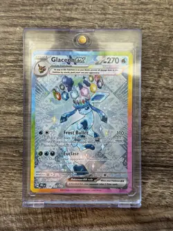 Pokemon TCG Glaceon EX Prismatic Evolutions Card 150/131 Near Mint Condition - Image 1