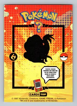 Pokemon Card - Ninetales 038 - Card Tops - Pokedex Database 2024 - Image 2