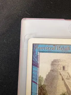 Magic the Gathering Ancestral Recall Unlimited Edition Rare Card LP Raw - Image 3