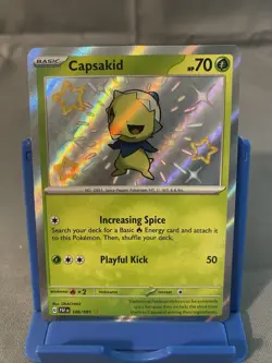 Capsakid 106/091 Shiny Rare Holo English Pokemon Card *Near Mint* - Image 1