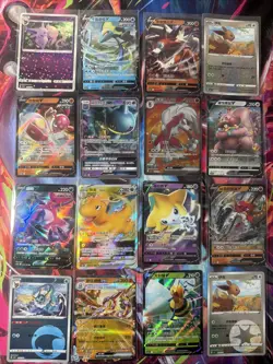 Pokemon 16 Card Lot nm V Max Mega Amazing Ex HOLO Rare Hits Only B18 - Image 1