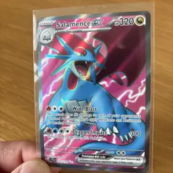 Salamence EX 177/159 Full Art Holo Ultra Rare Pokemon Card NM - Image 1
