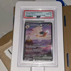 Charizard ex 199/165 Scarlet & Violet 151 Holo PSA 10 Pokemon Card - Image 2