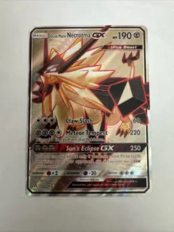 Dusk Mane Necrozma GX (Full Art) SM - UltraPrism #145156 Check Scratches On Card - Image 1