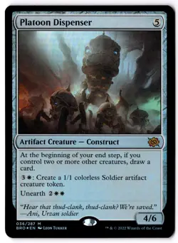 Platoon Dispenser Foil M The Brothers' War 36 NM - Image 1