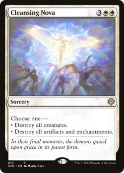 Cleansing Nova 12 MTG Starter Commander Decks Rare NP - Image 1