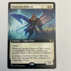 MTG Magic the Gathering Righteous Valkyrie (338/551) Kaldheim Excellent - Image 1