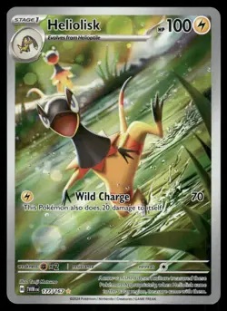 Pokemon Cards Heliolisk 177/167 Twilight Masquerade Illustration Rare NM - Image 1