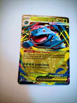 Pokemon Mega Evolution Mega Venusaur EX 003/132 Ultra Rare Holo Card. Mint-N/M - Image 1