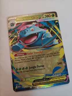 Pokemon Mega Evolution Mega Venusaur EX 003/132 Ultra Rare Holo Card. Mint-N/M - Image 2