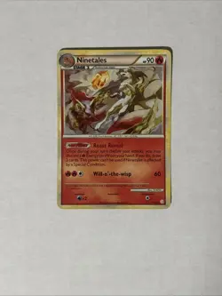 Pokemon TCG • Ninetales • HeartGold SoulSilver 7/123 • NM Rare Holo - Image 1