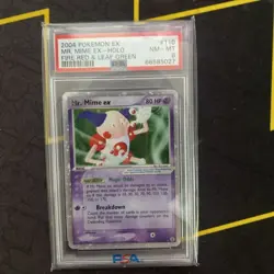 Mr. Mime EX Holo Rare PSA 8 NM-MT 2004 Pokemon EX Fire Red & Leaf Green #110 - Image 1