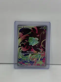 Bulbasaur 133/132 Pokemon TCG Illustration Rare ME01 Holo NM Pack Fresh - Image 1
