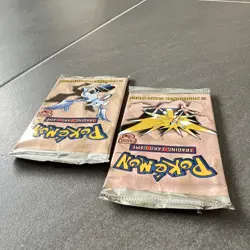 2 WOTC Pokemon Fossil Booster Packs Zapdos & Aerodactyl Art Sealed - Image 4