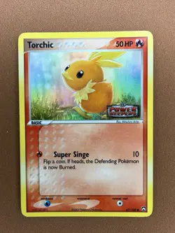 Pokemon Torchic Power Keepers 67/108 Reverse Holo Stamp 2007 - Image 1