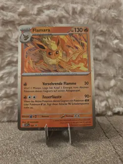 holo Flamara SVP 167 BLACK Star Promo Prismatische Entwicklungen pokemon karte - Image 2