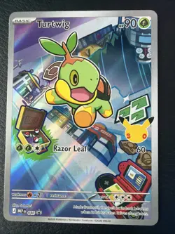 Pokemon TCG - Turtwig - First Partner Illustration Promo 040 30th Anniversary - Image 1