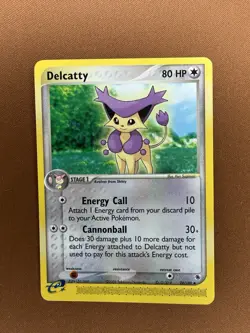 Pokemon Delcatty e-reader EX Ruby & Sapphire Uncommon 29/109 2003 - Image 1