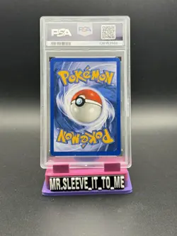 1999 POKEMON BASE SET UNLIMITED MEWTWO HOLO RARE PSA 8 NM-MT 10/102 - Image 2