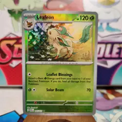 Leafeon 005/131 Master Ball - Prismatic Evolutions - Pokemon TCG - SHIPS FAST - Image 1