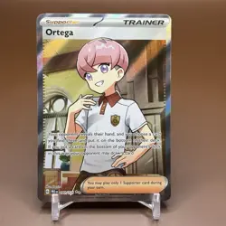 Pokemon TCG Prismatic Evolutions Trainer Ortega 141/131 Ultra Rare Holo NM/Mint - Image 1