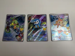 First partner illustration collections pokemon Turtwig 40 Chimchar 41 Piplup 42 - Image 3