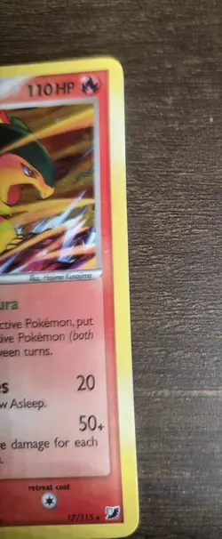 Typhlosion 17/115 Holo Rare Pokemon TCG Unseen Forces Ex - Image 2