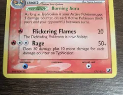 Typhlosion 17/115 Holo Rare Pokemon TCG Unseen Forces Ex - Image 3
