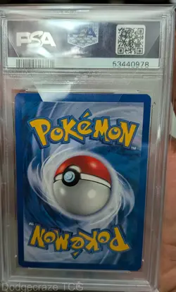 2002 Pokemon League Promo Black Star Mew 47 PSA 9 - Image 2
