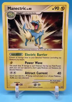 Pokemon TCG Manectric Platinum 11/127 Holo Rare - Image 1
