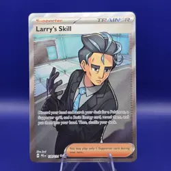 Larry's Skill 139/131 Pokemon Prismatic Evolutions Full Art Ultra Rare NM - Image 1